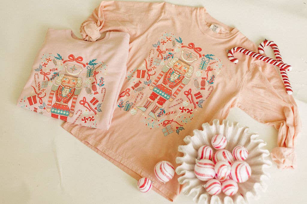 Whimsical Nutcracker - Christmas Graphic Long Sleeve Tee
