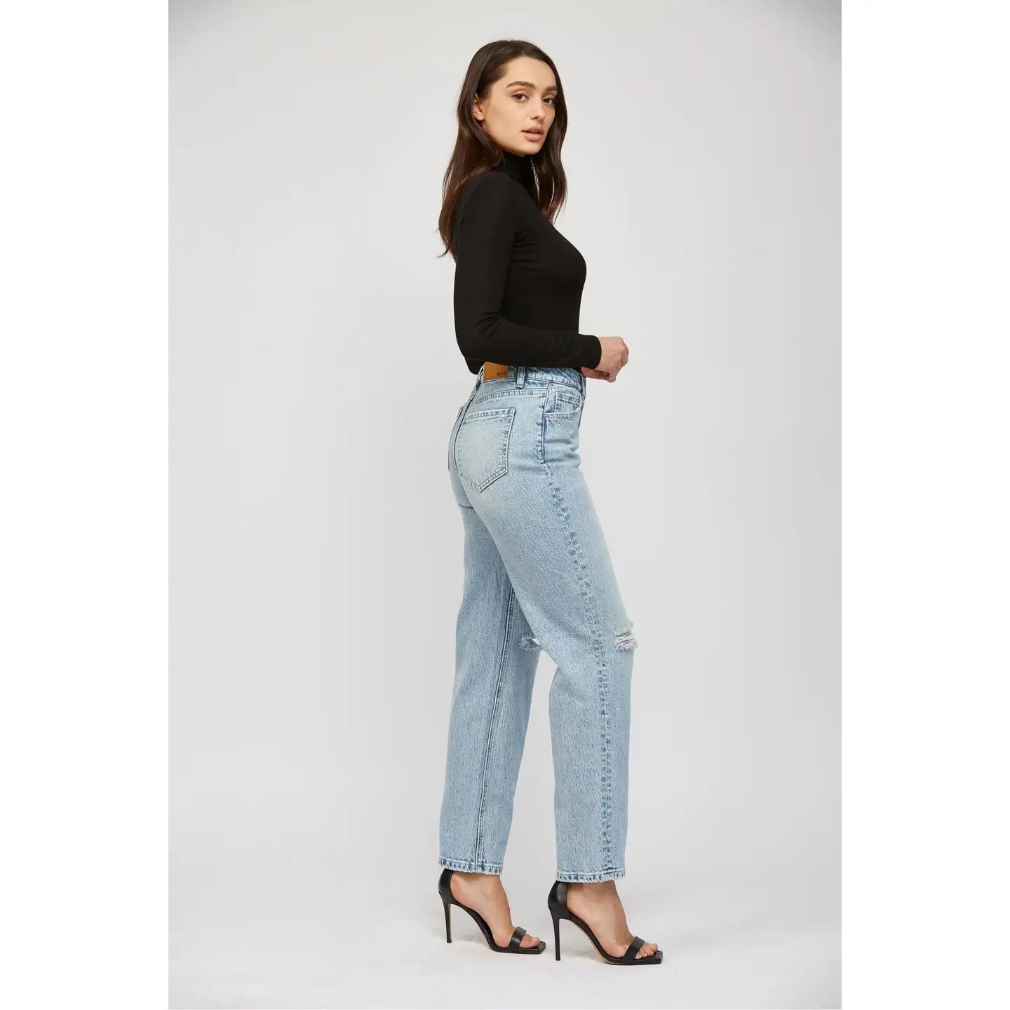 Mica High Rise Straight Leg Jeans