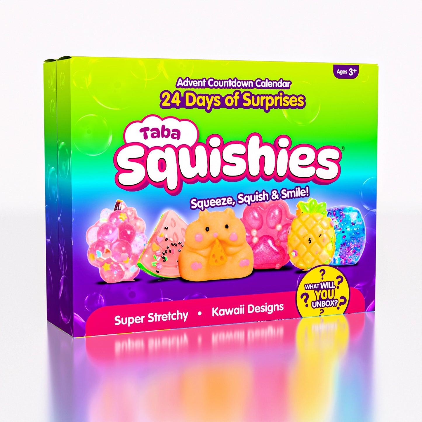 PRE-SALE Taba Squishies® Fidget Toys 24-Day Advent Calendar (24pc)