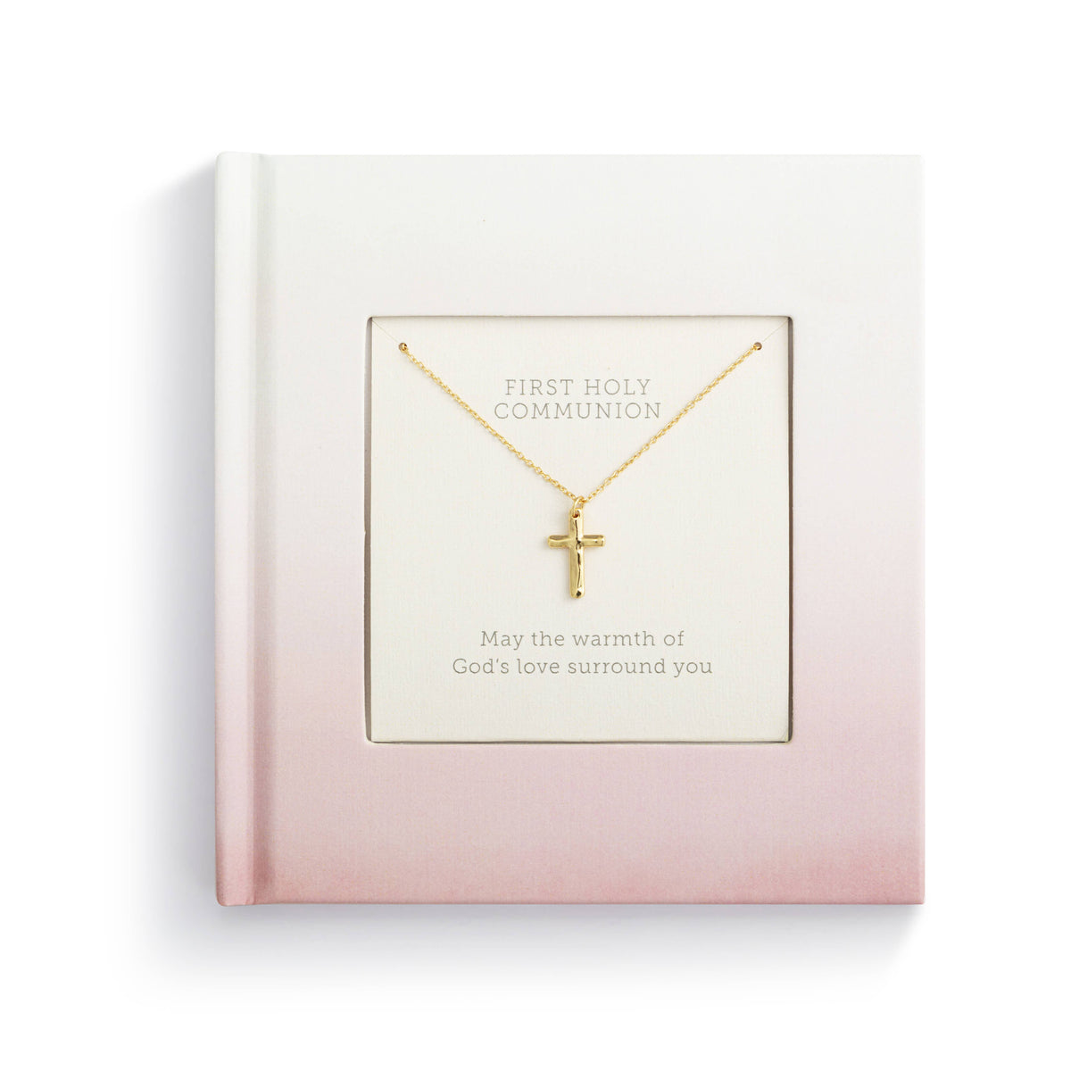 First Communion Book and Necklace Set