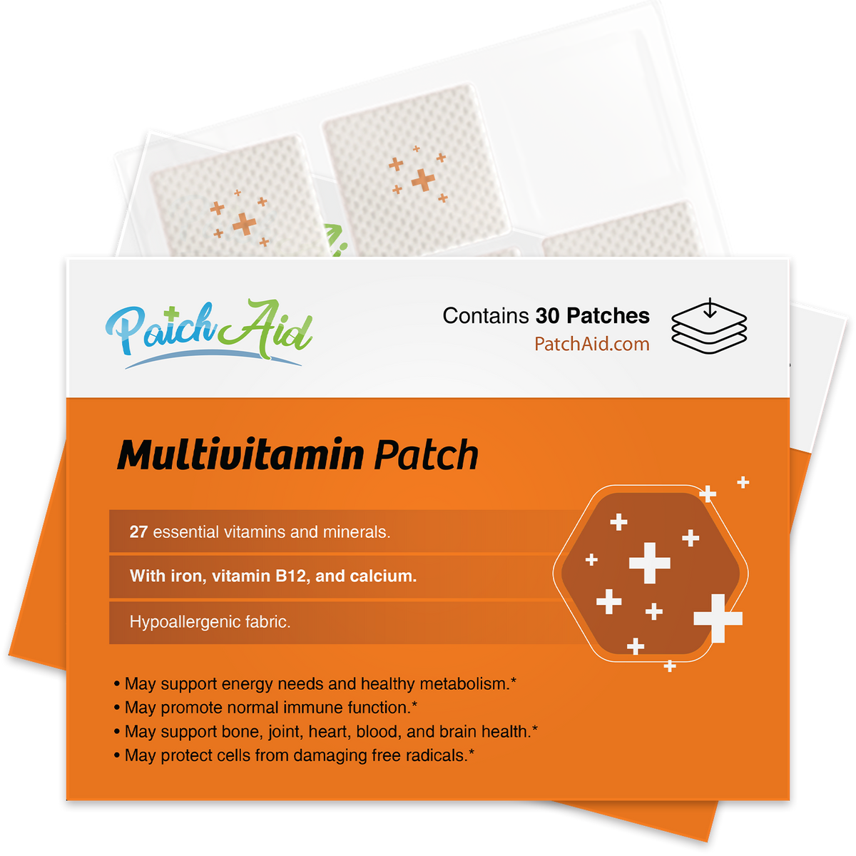 PatchAid MultiVitamin Plus Patch - Daily Vitamins & Mineral Support