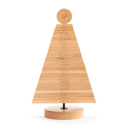 Jesus Wooden Tree Advent Activity