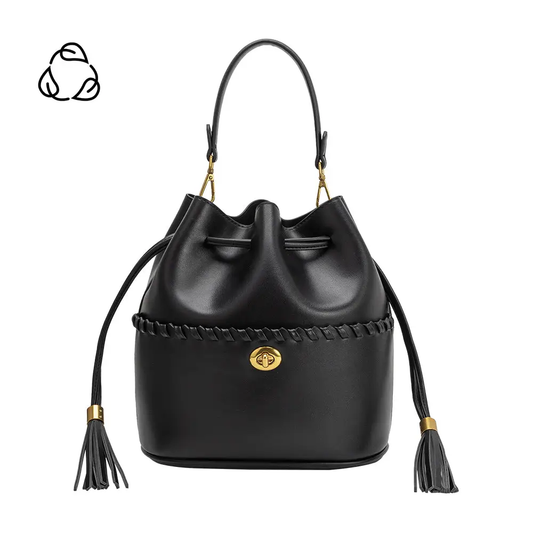 Melie Bianco Janae Recycled Vegan Leather Top Handle Bag - 2 Color Options