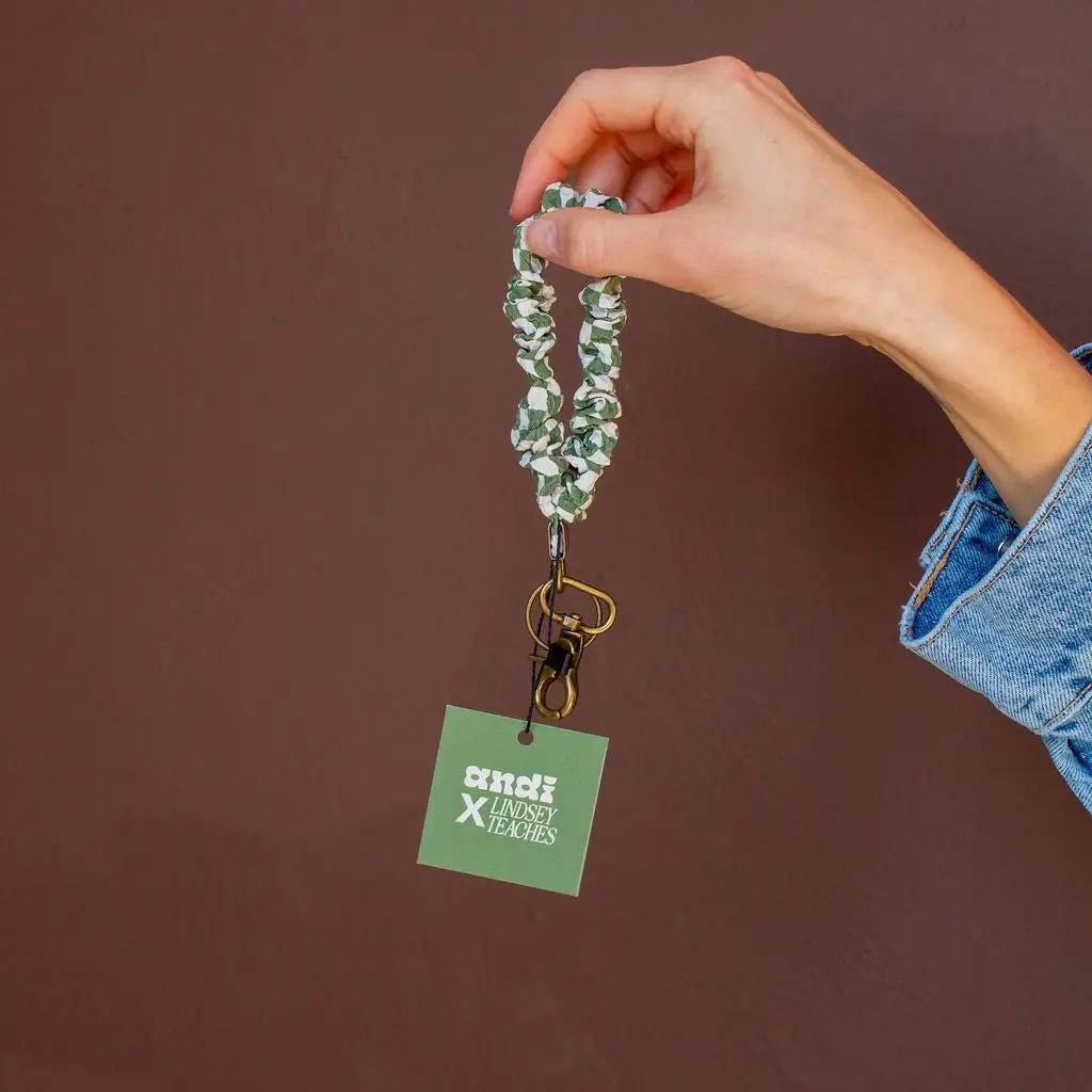 Shop Andi Lindsey Checked Keychain