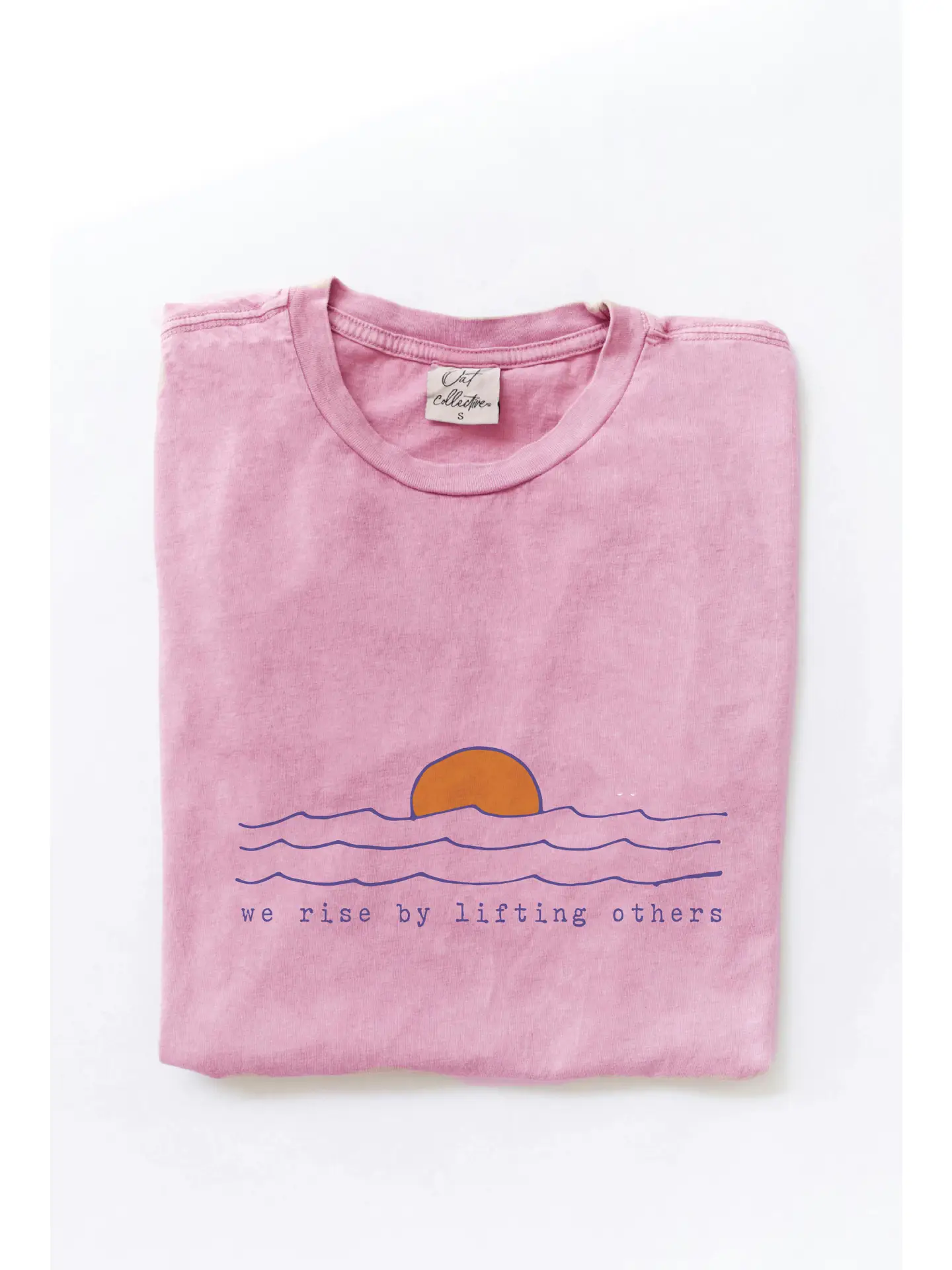 We Rise By Lifting Others Mineral Wash Graphic Tee