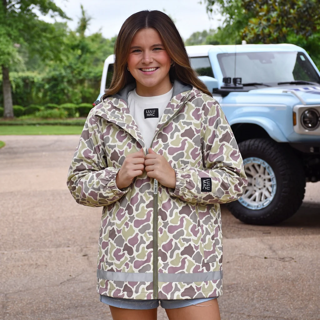Lulu Mac Light Camo Raincoat