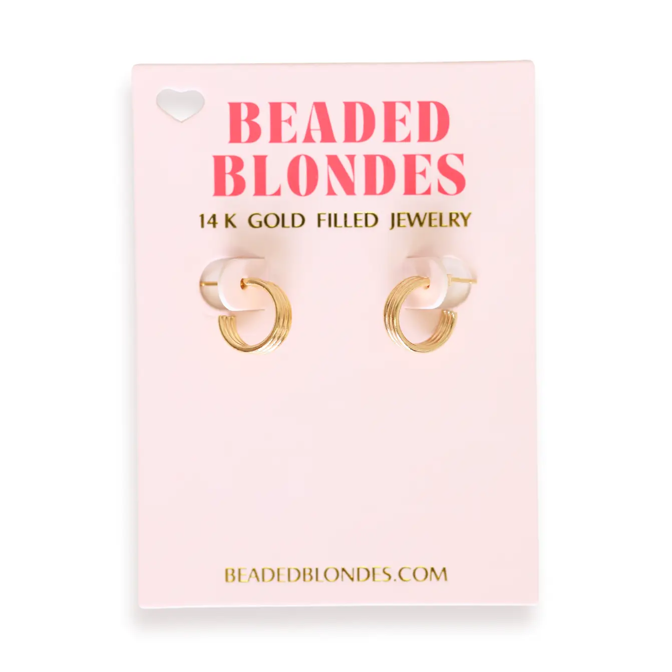 Beaded Blondes Lisa Hoop