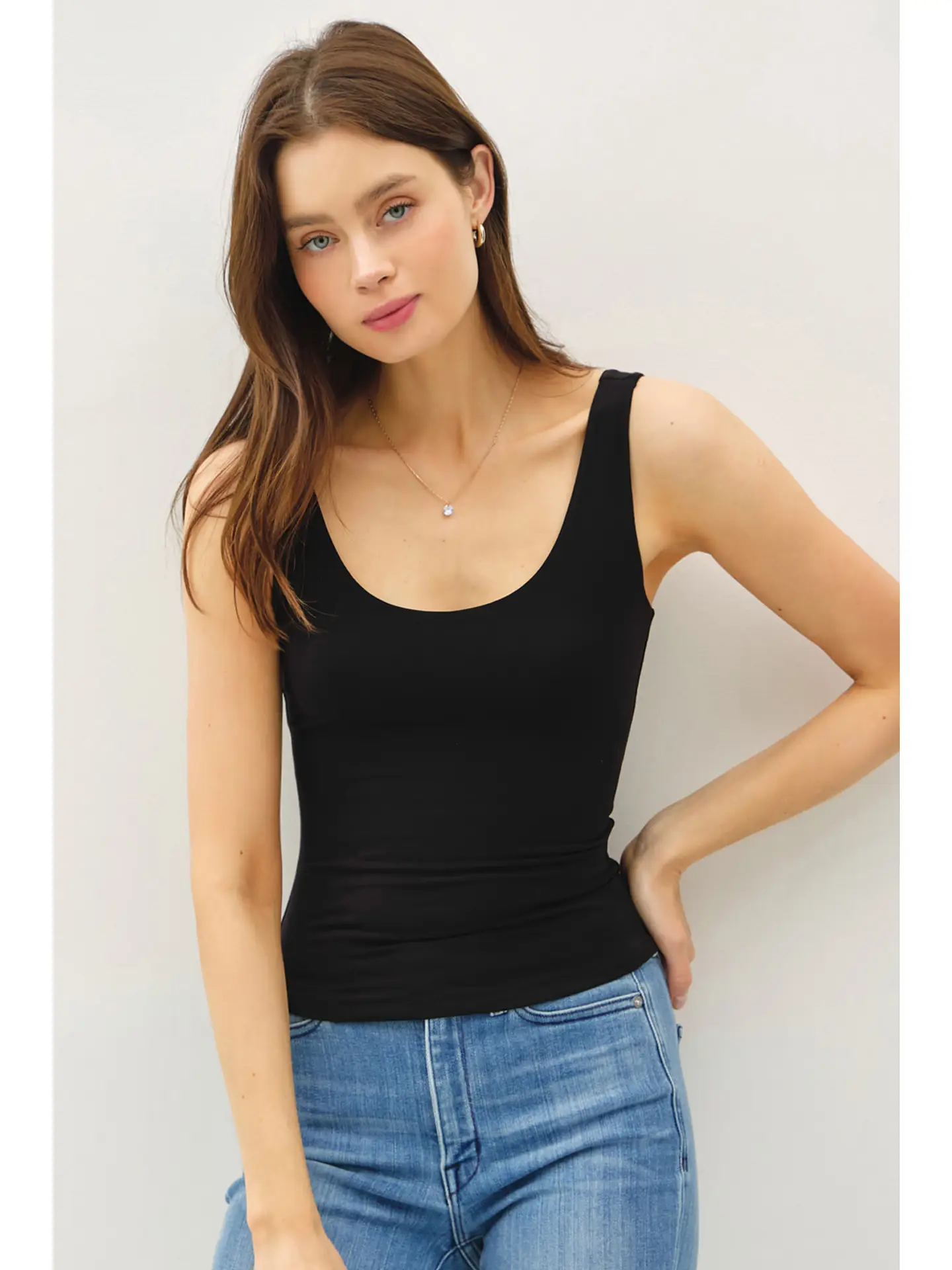 Basic Scoop Neck Tank