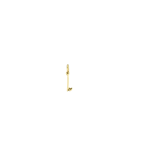 Gold Cursive Initial Letter "I"
