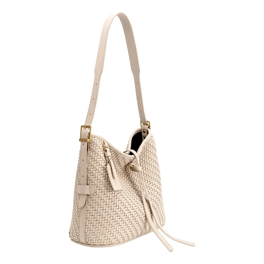 Melie Bianco Thalia Bone Recycled Vegan Leather Tote Bag