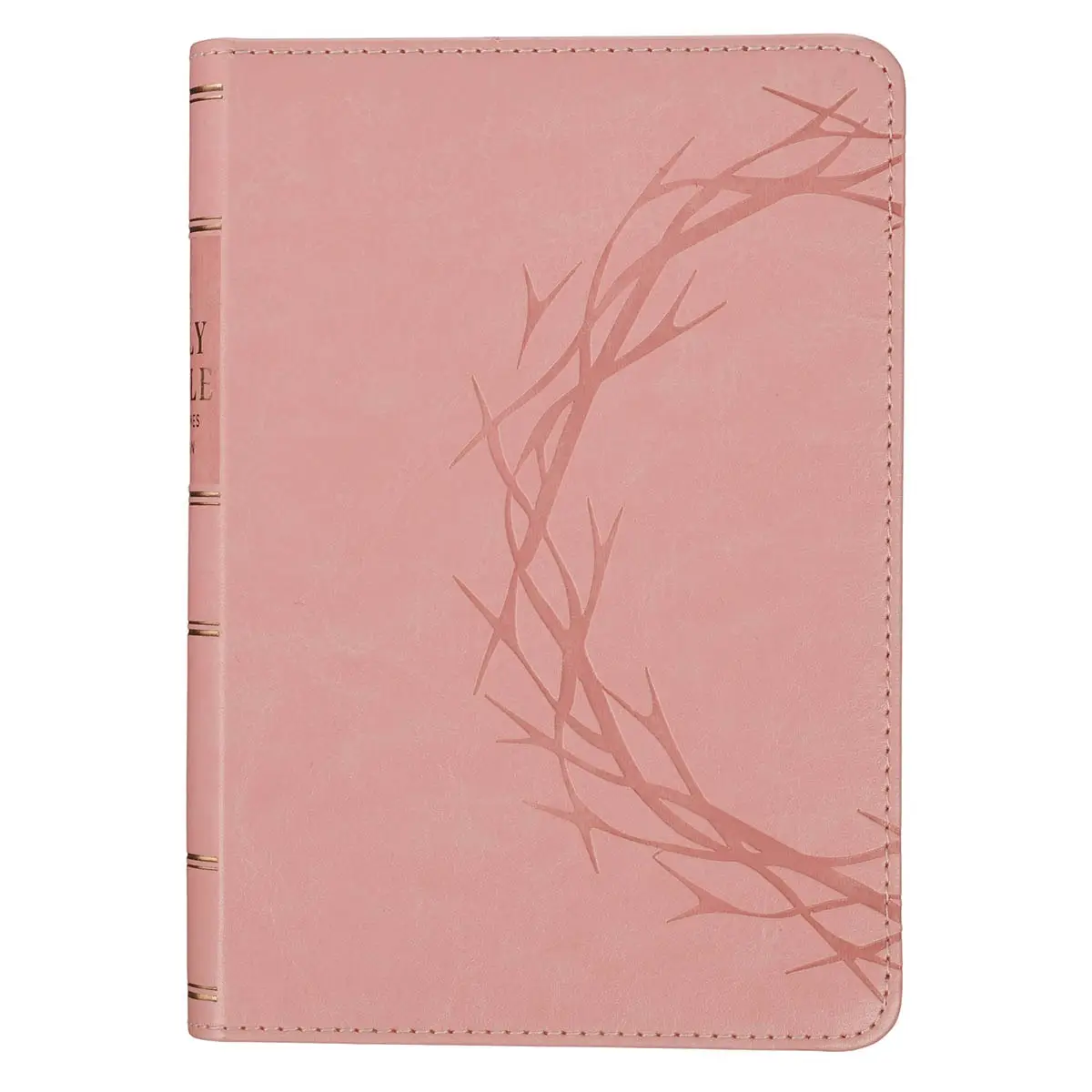 KJV- Compact Bible- Pink Crown of Thorns