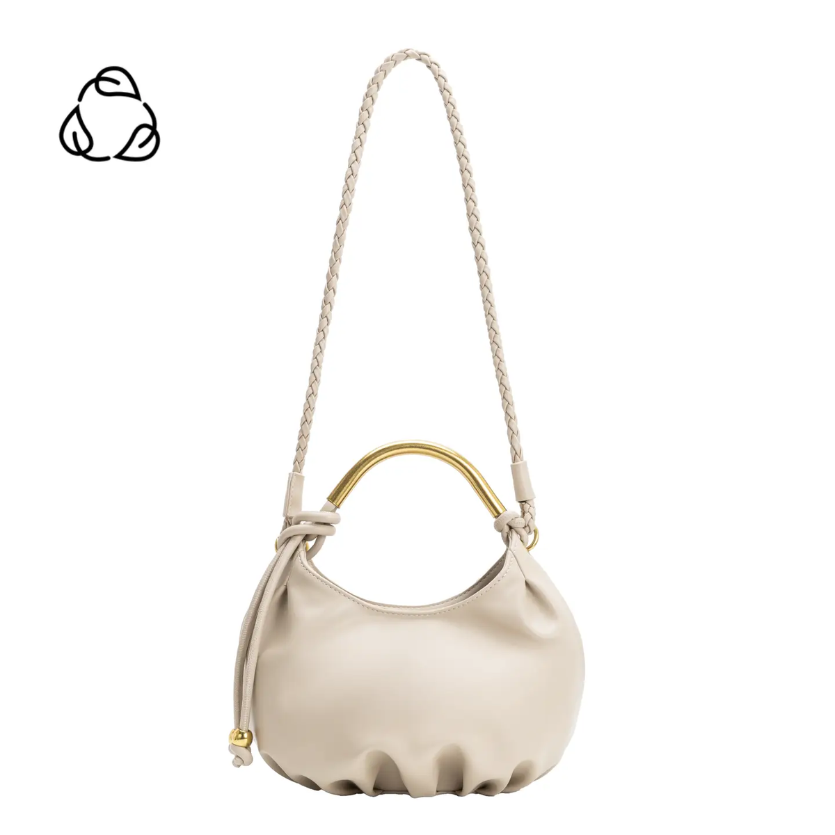 Melie Bianco Dottie Recycled Vegan Leather Top Handle Bag | 2 Color Options