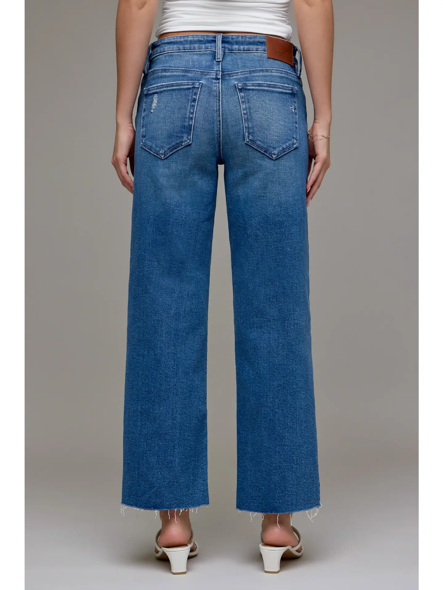 Ella Medium Wash Low Rise Stretch