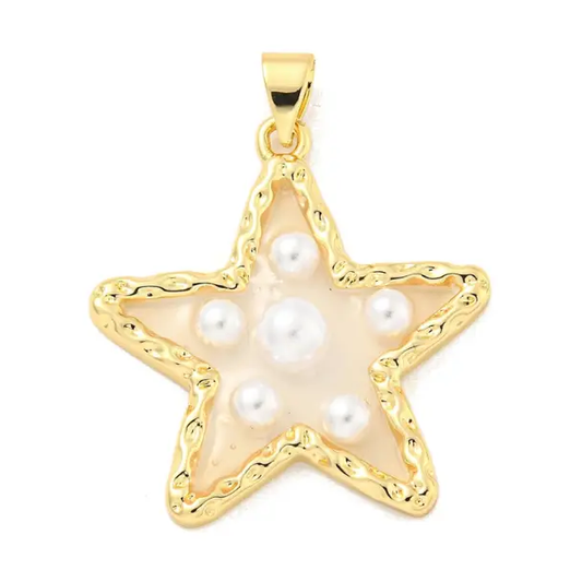 Gold Radiant Star Charm