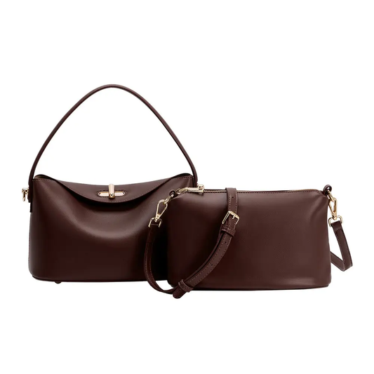 Melie Bianco Lana Recycled Vegan Leather Crossbody - 2 Color Options