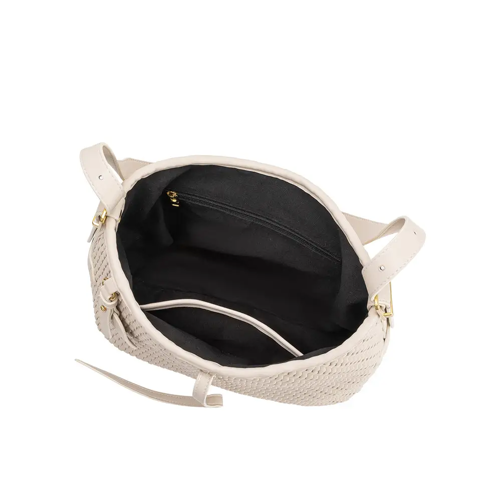 Melie Bianco Thalia Bone Recycled Vegan Leather Tote Bag