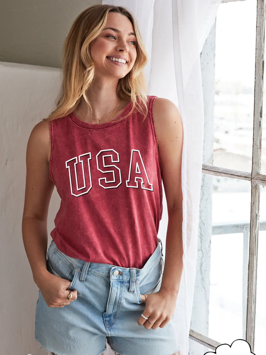 USA Puff Mineral Graphic Tank