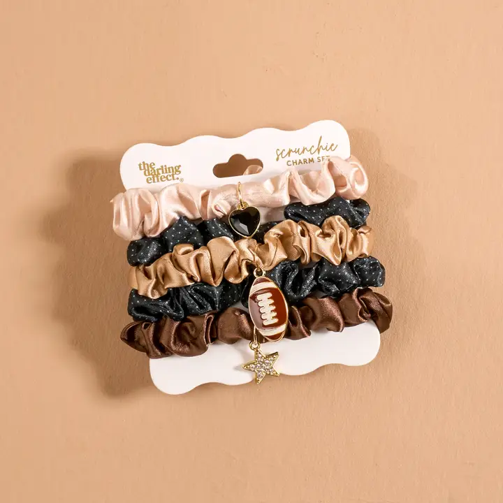 Game Day Scrunchie Charm set