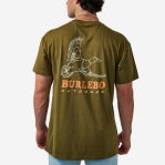 Burlebo Short Sleeve Duck Wild - Hunter Green