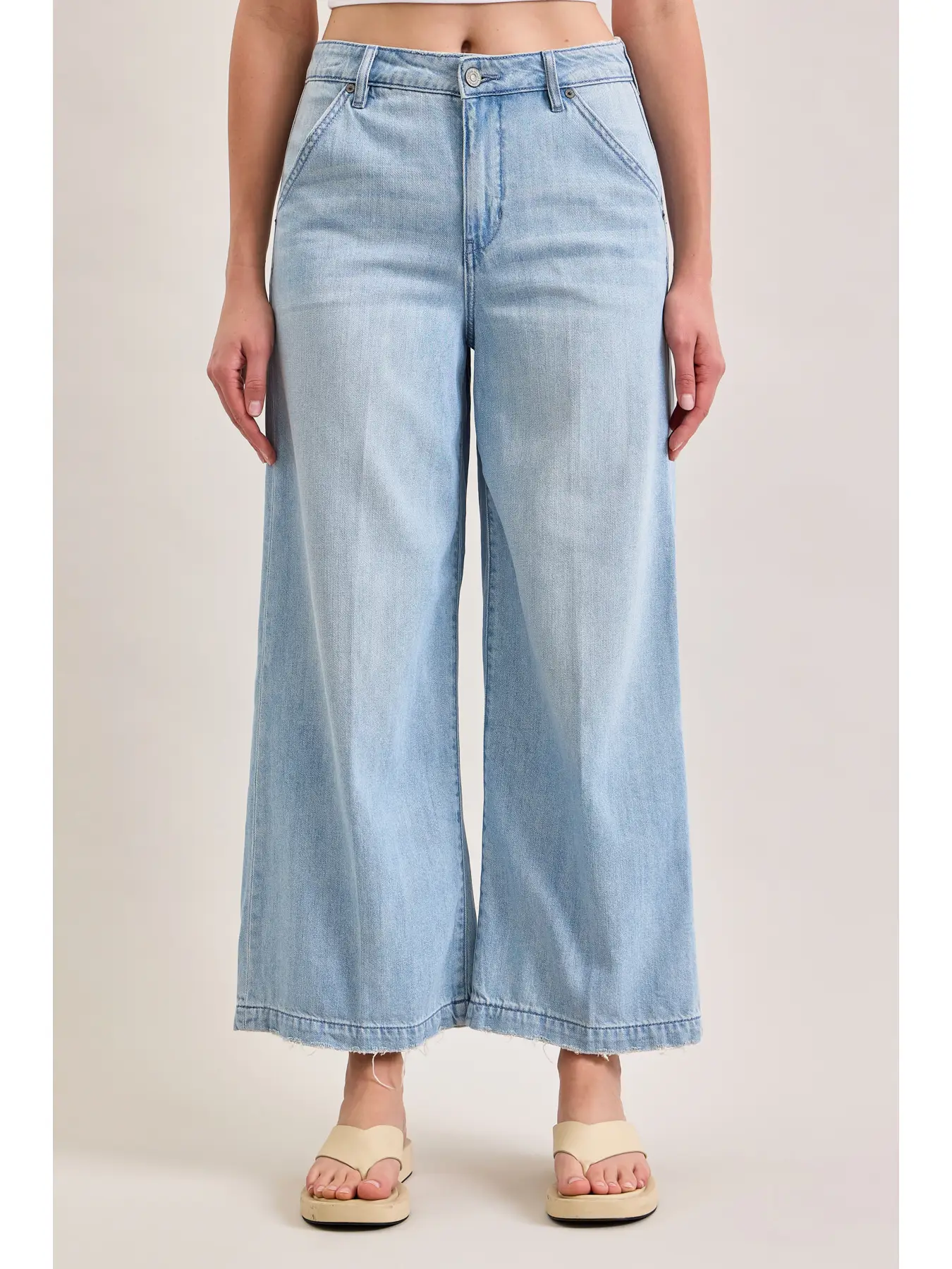 Nori Cropped Wide Leg Trouser