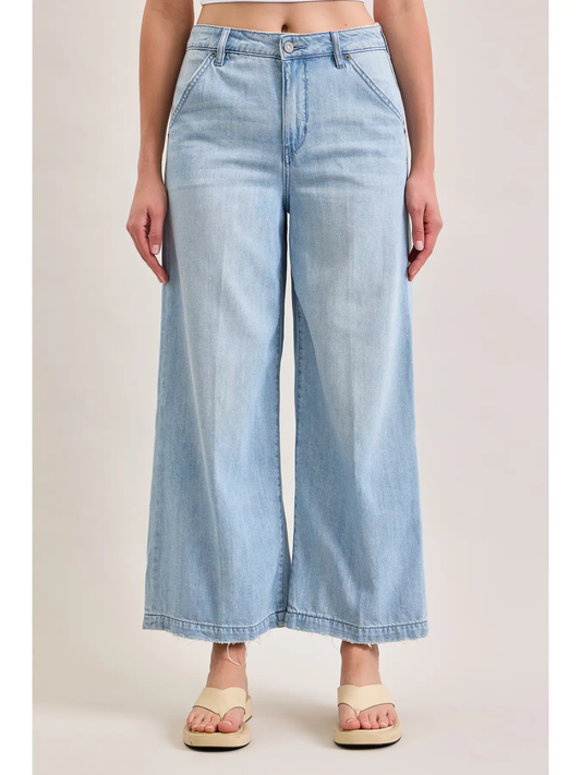Nori Cropped Wide Leg Trouser