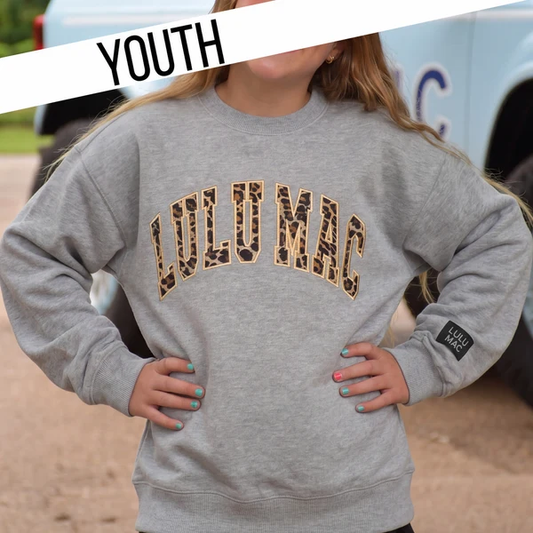 Lulu Mac Youth Leopard Light Grey