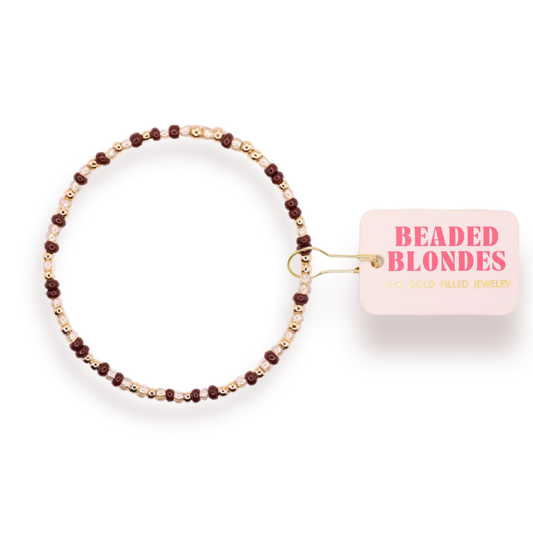 Beaded Blondes Cinnamon Spice Sprinkle Bracelet