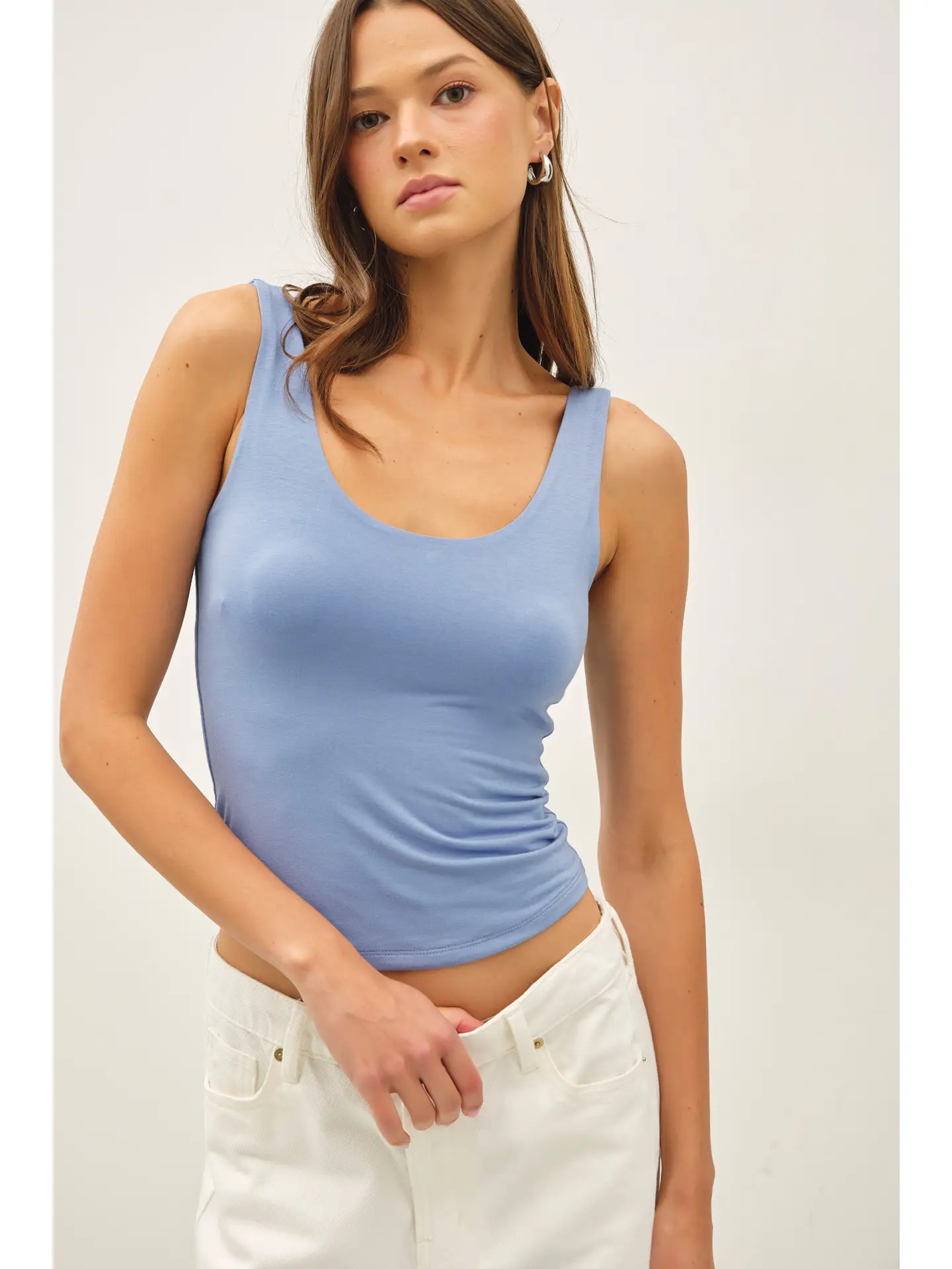 Basic Scoop Neck Tank