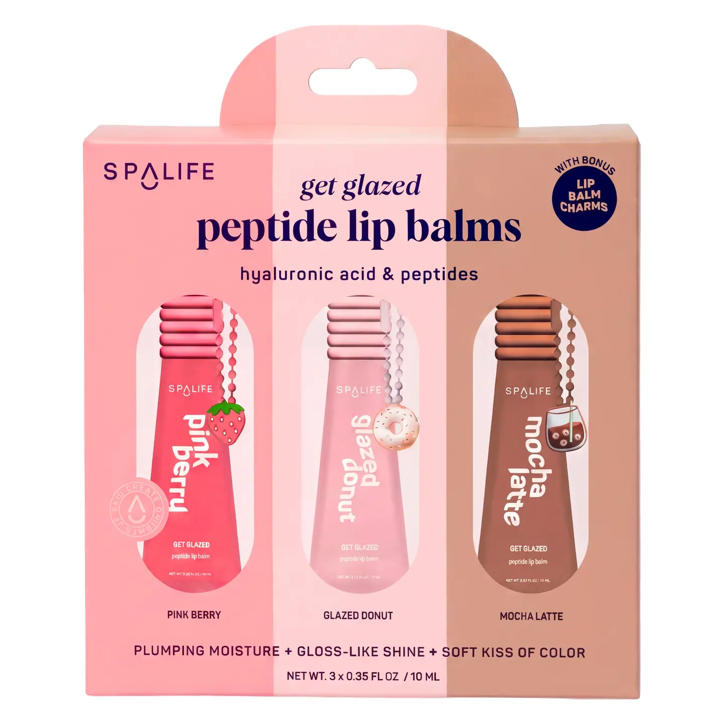 Get Glazed Peptide Lip Balm Trio  Skincare Gift