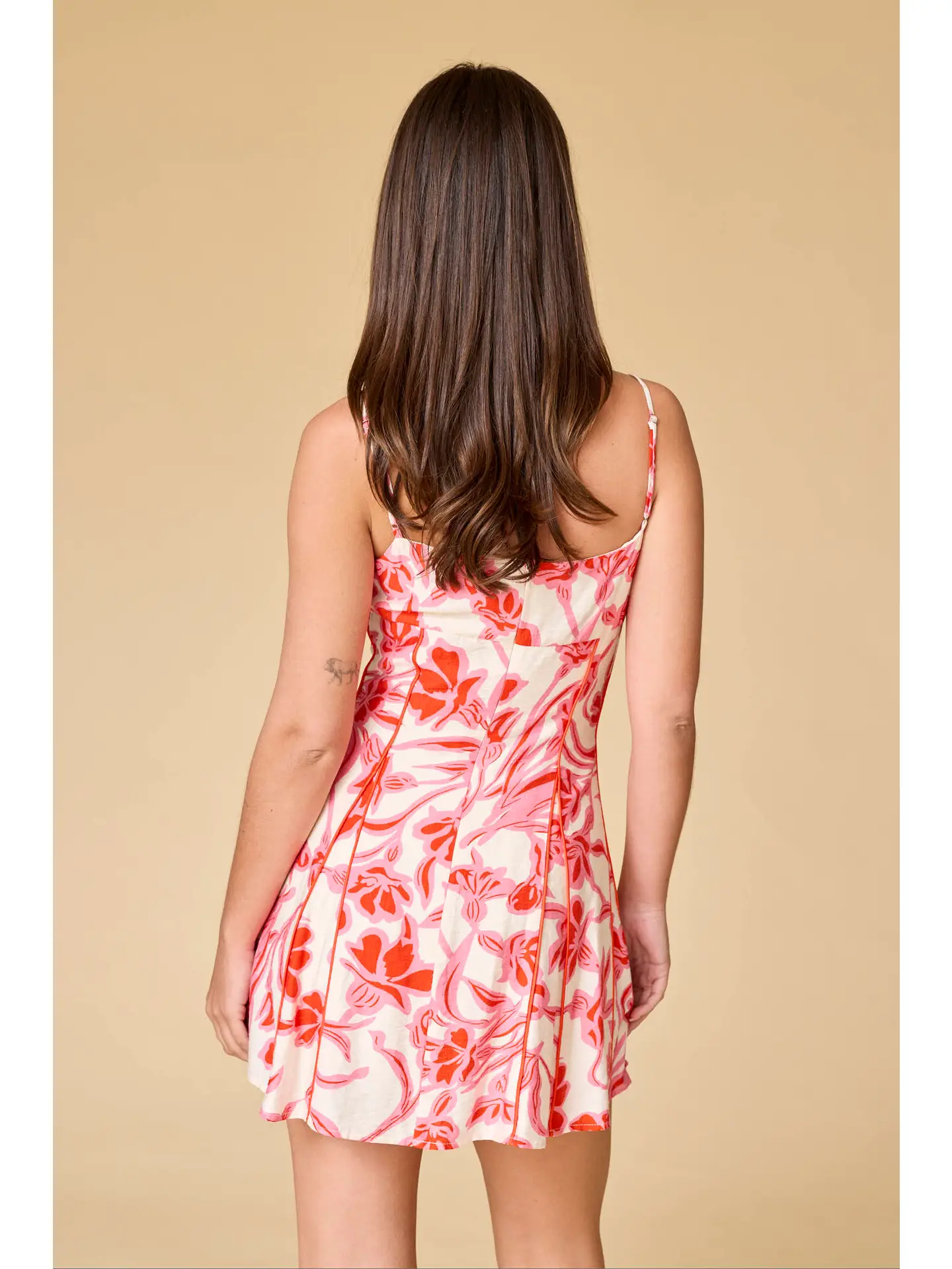 Floral A-Line Mini Dress