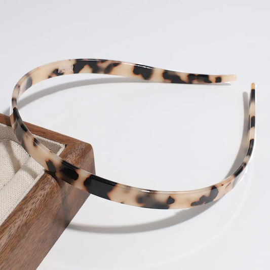 Retro Ice Crack Toothed Plastic Headband