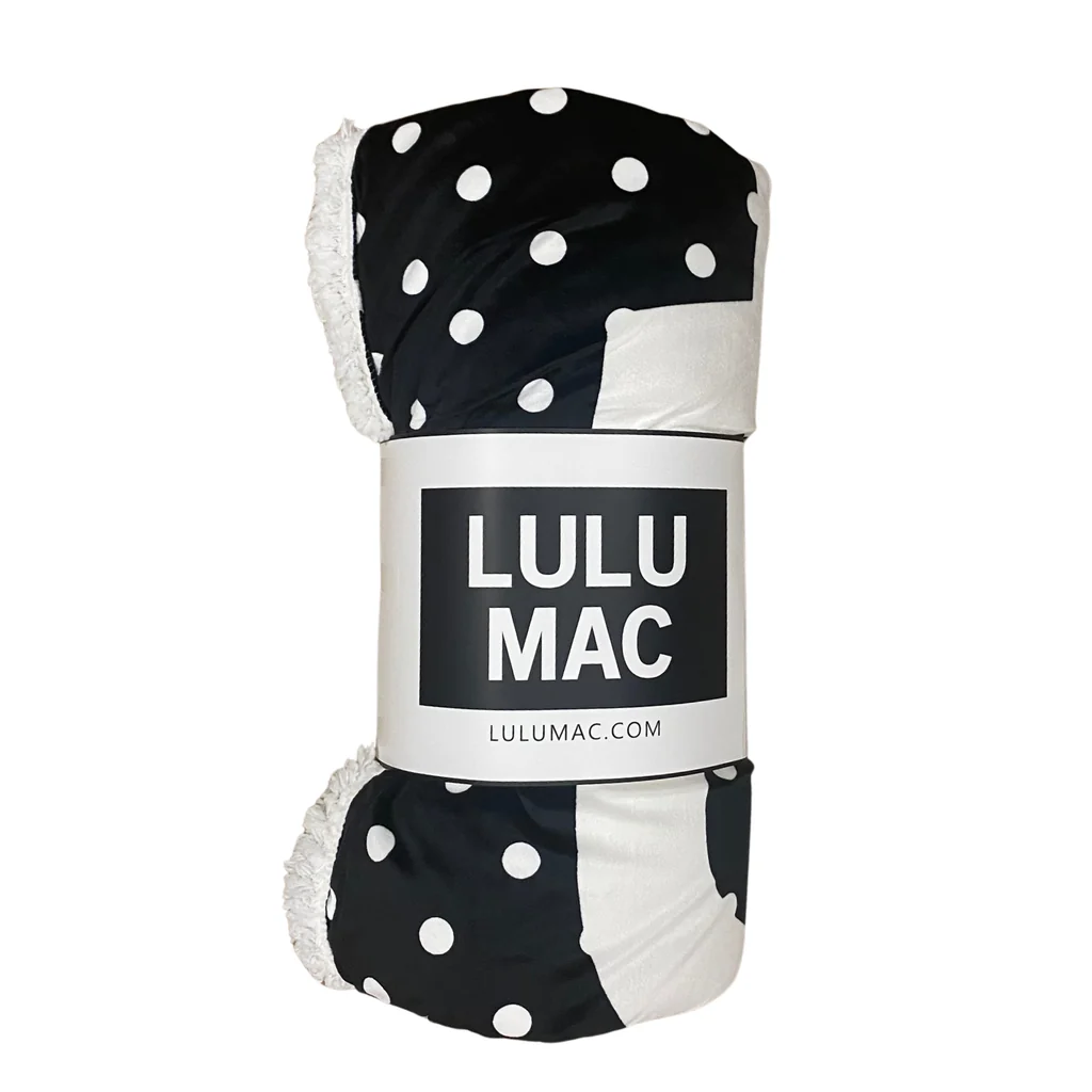 Lulu Mac Blank - Black & White Polka Dots