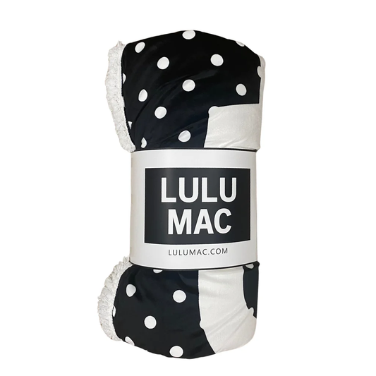 Lulu Mac Blank - Black & White Polka Dots