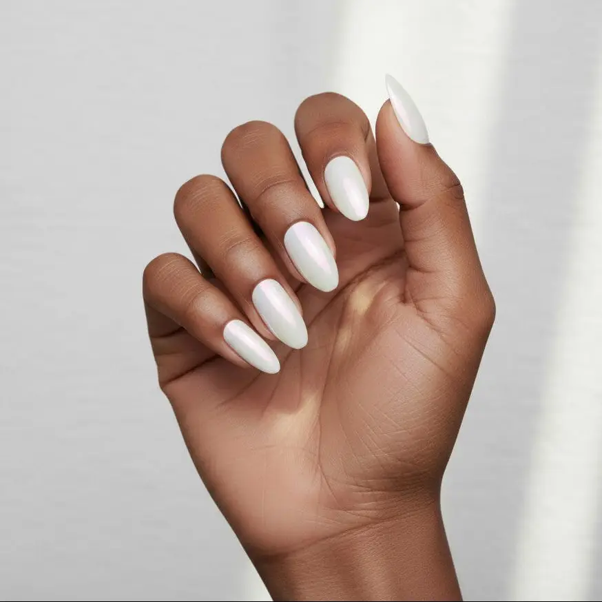 The Press Manicure - Snow Chrome