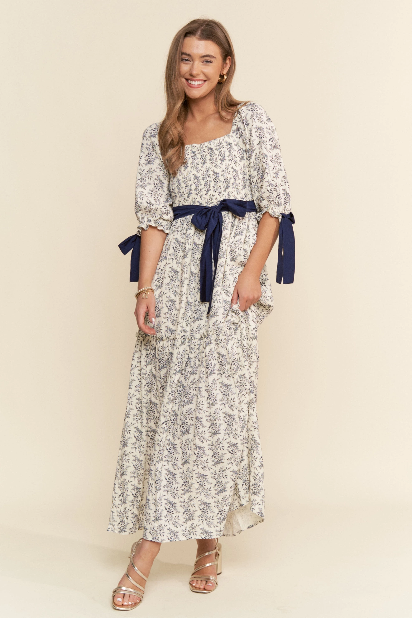 The Lexi Smocked Maxi Dress