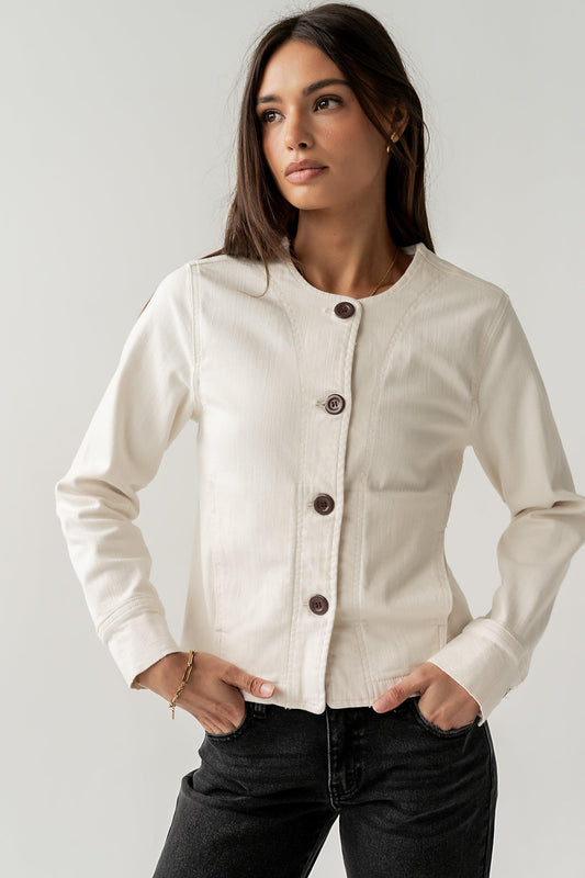 Off White Barrel Jacket