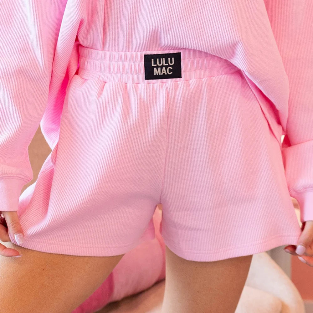 Lulu Mac Waffle Short | 2 Colors
