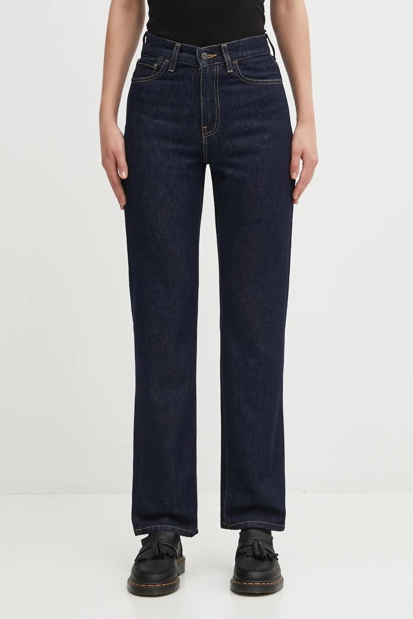 Dark Denim Loose Straight Jeans