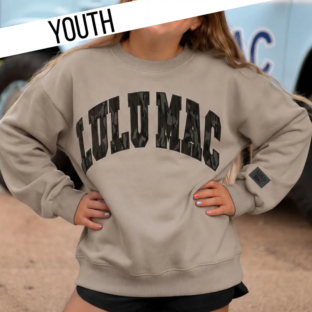Lulu Mac Youth Mossy Oak Bottomland Sweatshirt | 2 Colors