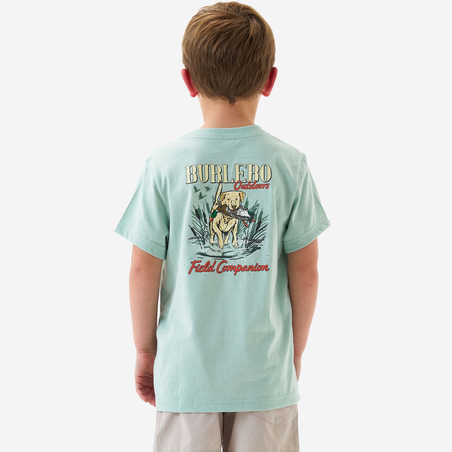 Burlebo Youth Filed Companion Heather Sage Tee
