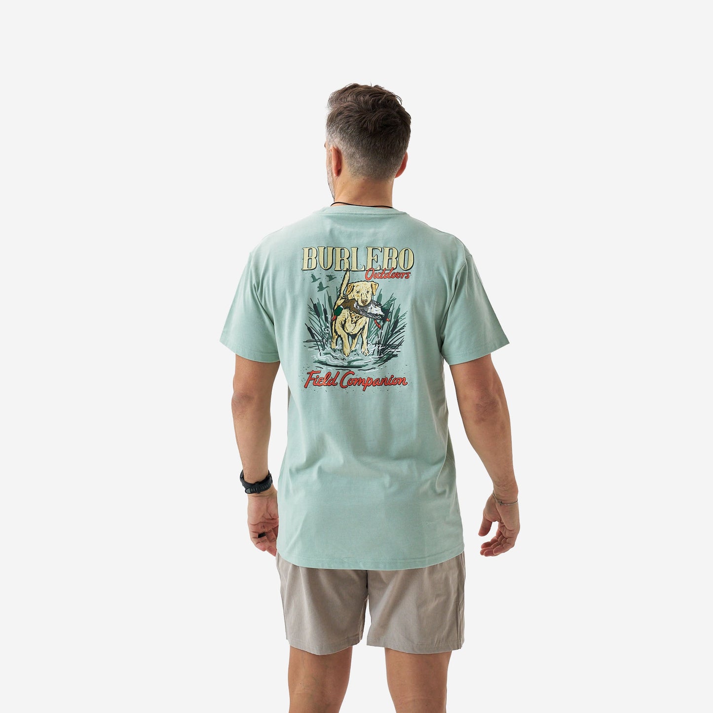 Burlebo Filed Companion Heather Sage Tee