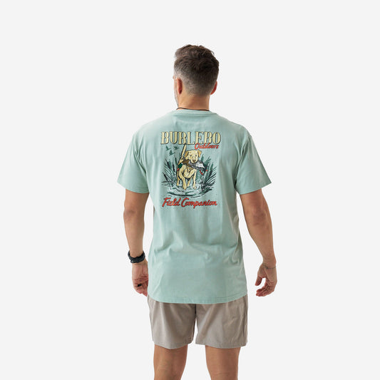 Burlebo Filed Companion Heather Sage Tee