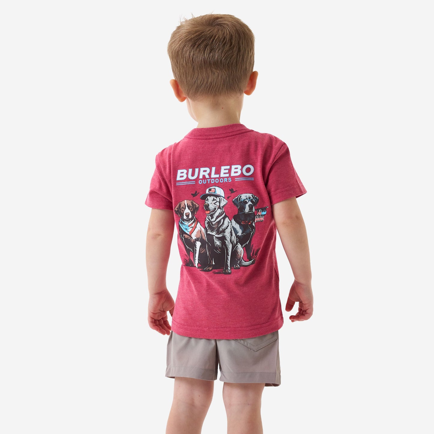 Burlebo Youth American Dogs Crimson Tee