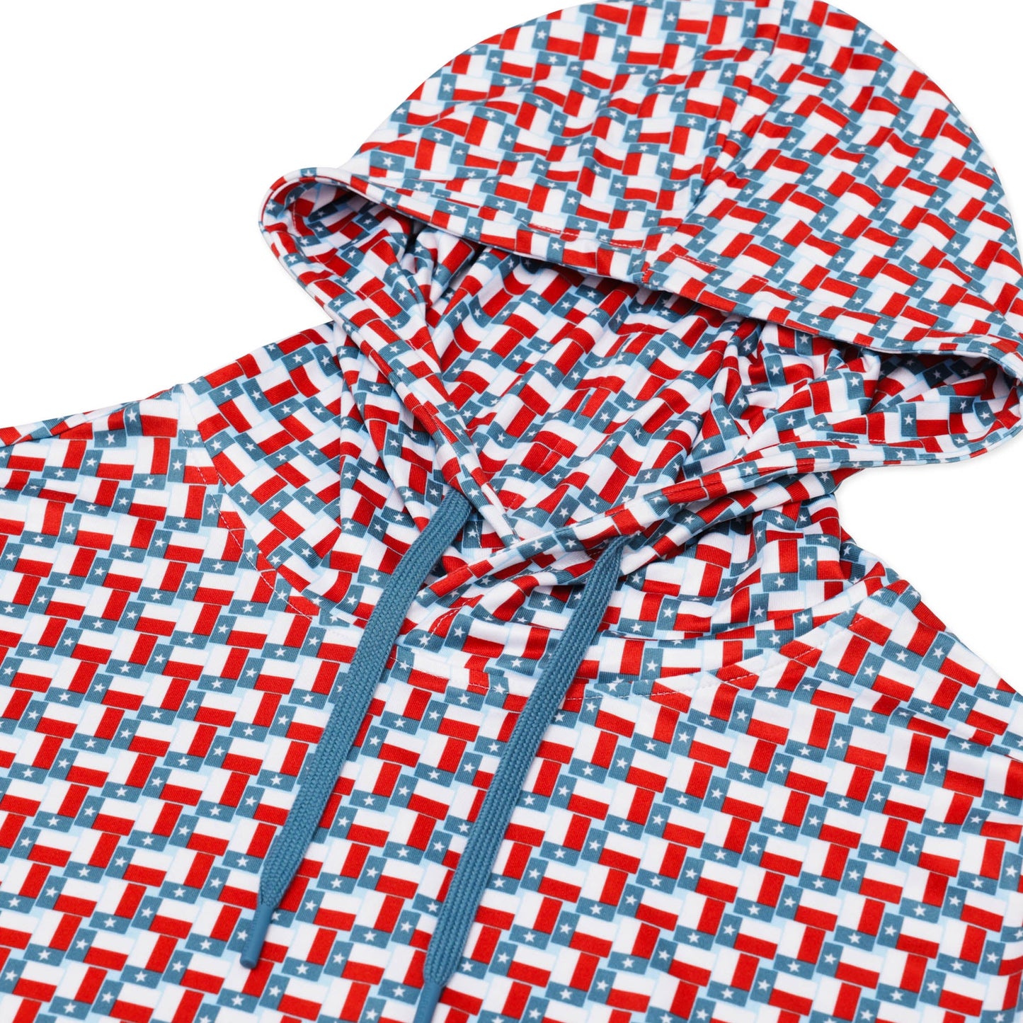 Burlebo Performance Hoodie - Texas Flags