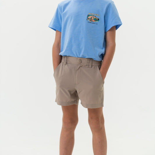 Burlebo Youth Everyday Khaki Short - Duck Hunt Pocket