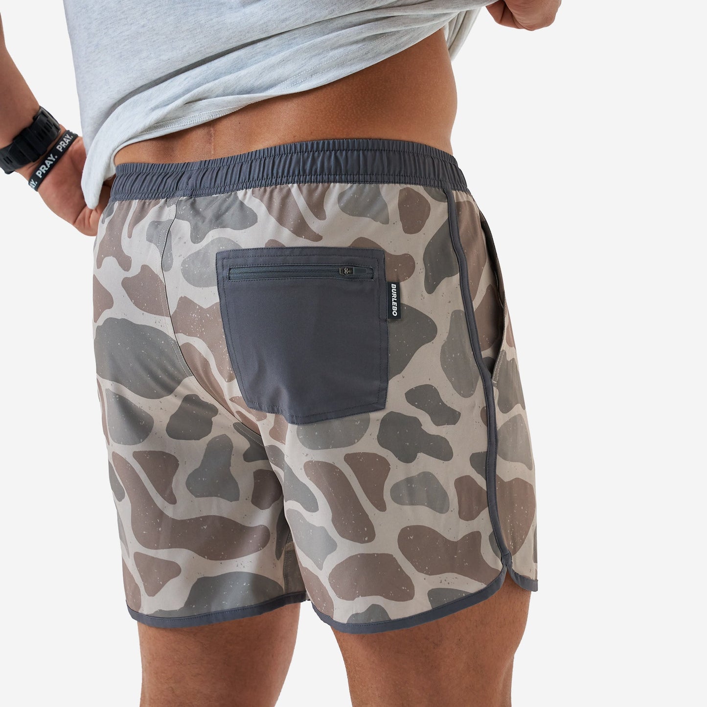 Burlebo Jumbo Deer Camo Swim Trunks