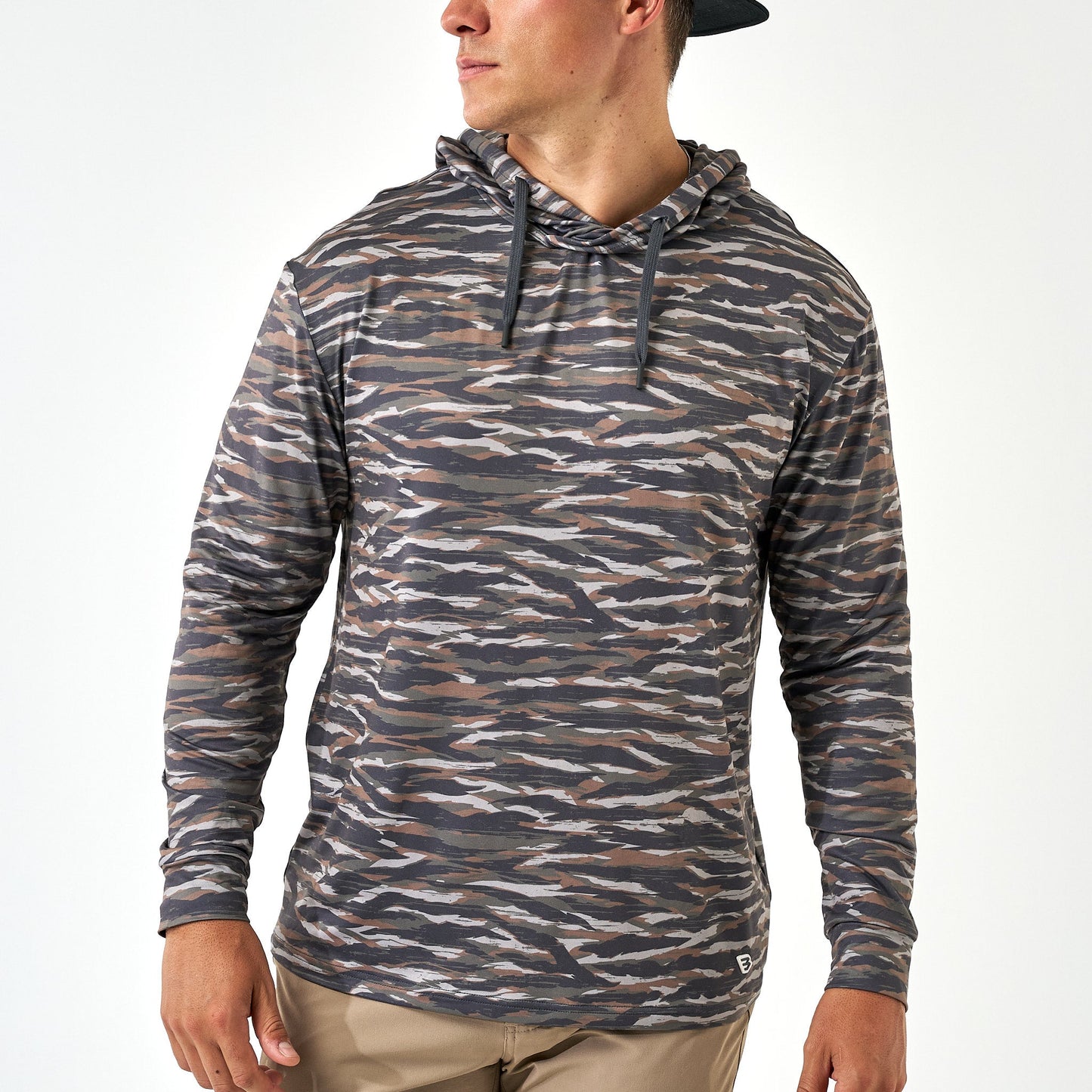 Burlebo Tiger Stripe Camo Performance Hoodie