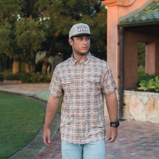 Burlebo Duck Hunger Plaid Performance Western Shirt