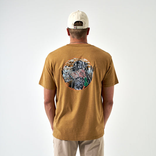 Burlebo Light Brown Duck Dog Tee