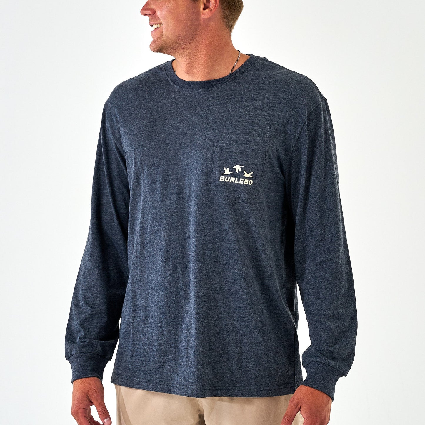 Burlebo Shotgun Navy Longsleeve Tee